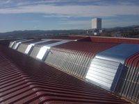 Exutorios AEX-LN instalados en lucernario